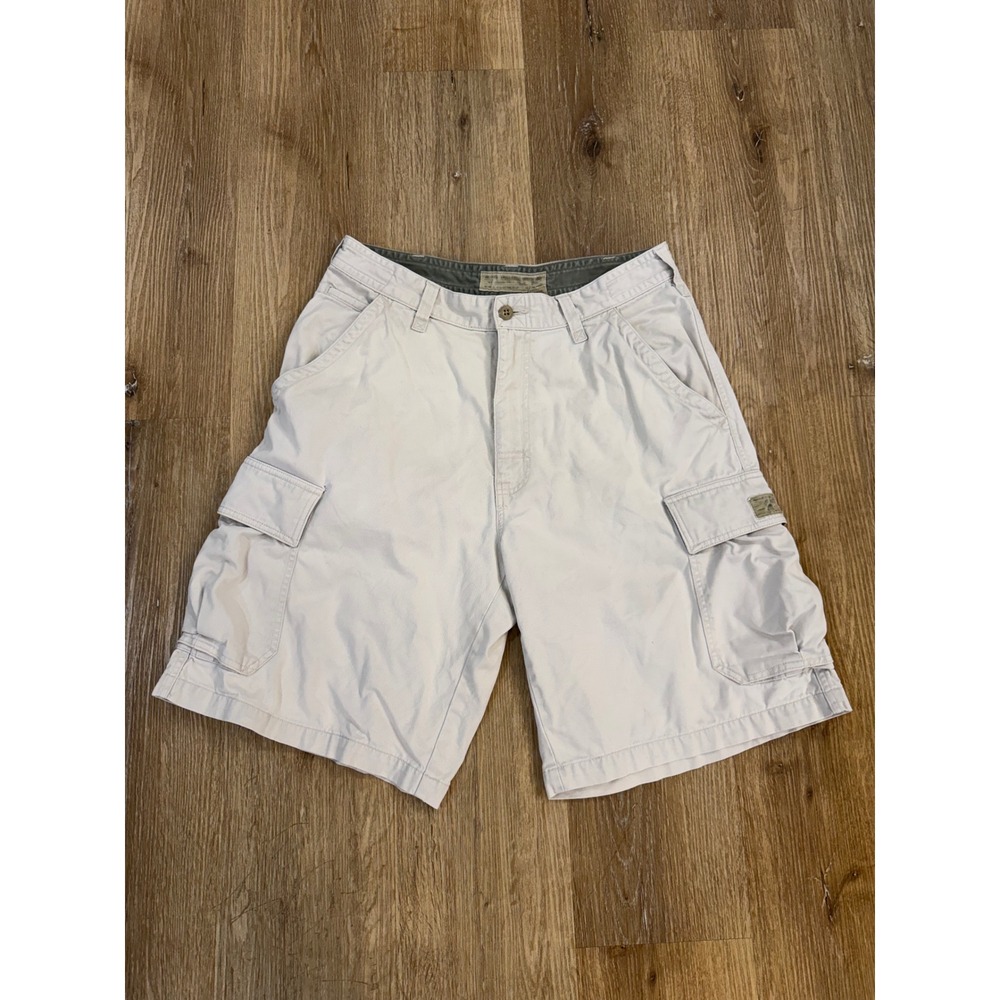 American Eagle Cargo Shorts Mens 32 Beige Cotton Utility Gorpcore Hiking Y2K